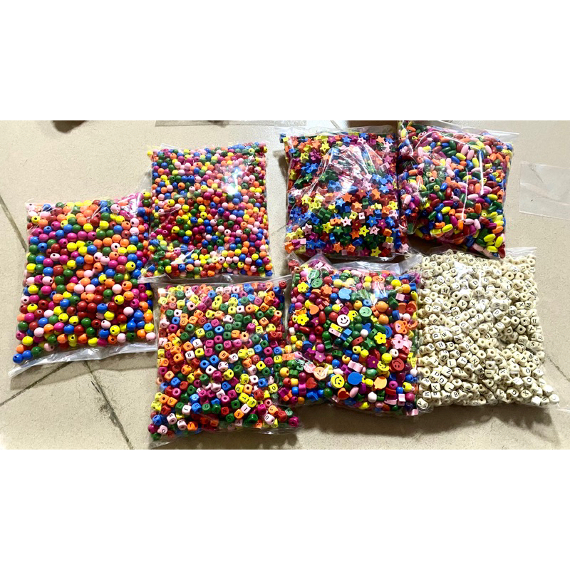 Hạt gỗ nhiều màu (gói 50g )