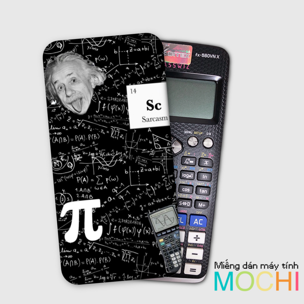 Miếng decal dán cái loại máy tính (casio fx-570 / fx-570 ii / fx-580 / fx-880, vinacal....)