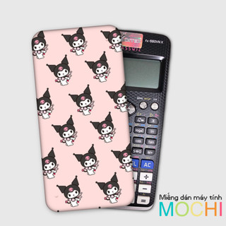 Miếng decal kuromi dán cái loại máy tính (casio fx-570 / fx-570 ii / fx-580 / fx-880, vinacal....)