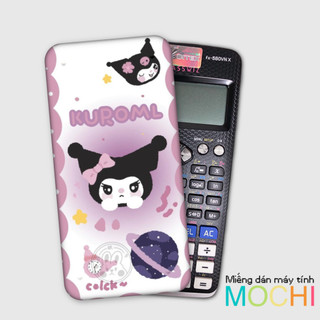 Miếng decal kuromi dán cái loại máy tính (casio fx-570 / fx-570 ii / fx-580 / fx-880, vinacal....)