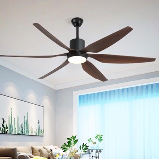 [BẢO HÀNH]Quạt trần đèn 6 cánh LED XANH sải cánh dài,độ mát sâu động cơ êm ái chạy siêu mát có điều khiển từ xa tiện lợi