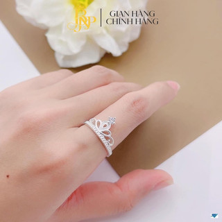 Nhẫn vương miện nữ hoàng thiết kế độc đáo, Bạc BNP