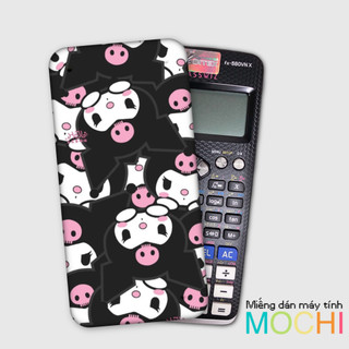 Miếng decal kuromi dán cái loại máy tính (casio fx-570 / fx-570 ii / fx-580 / fx-880, vinacal....)