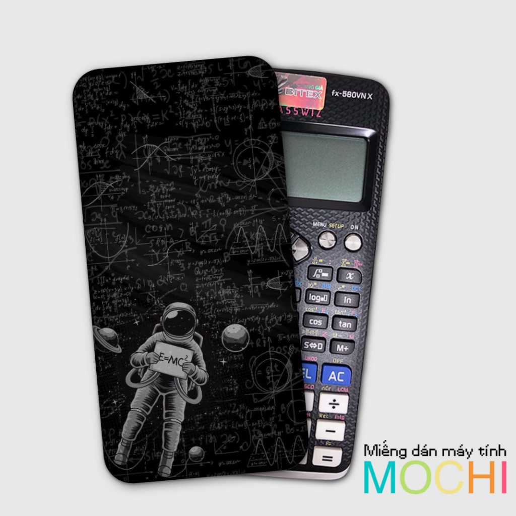 Miếng decal dán cái loại máy tính (casio fx-570 / fx-570 ii / fx-580 / fx-880, vinacal....)
