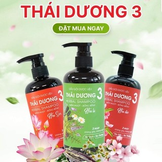 [Chính Hãng] Dầu Gội Dược Liệu Thái Dương 3 - Chai 500ml, Sạch Gàu, Hết Ngứa, Ngăn Ngừa Rụng Tóc, Sao Thái Dương