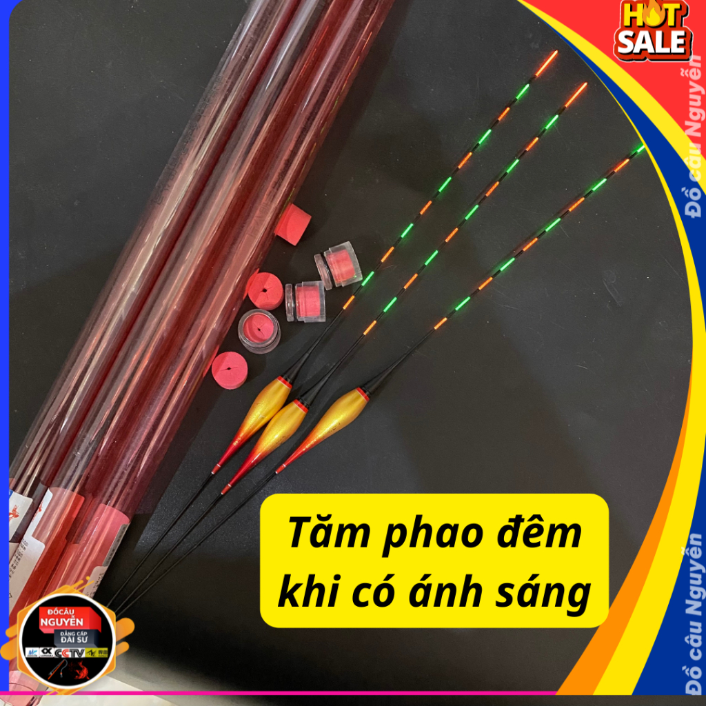 Phao đêm câu đài mỹ nhân ngư , phao câu cá mỹ nhân ngư nano tăm sáng