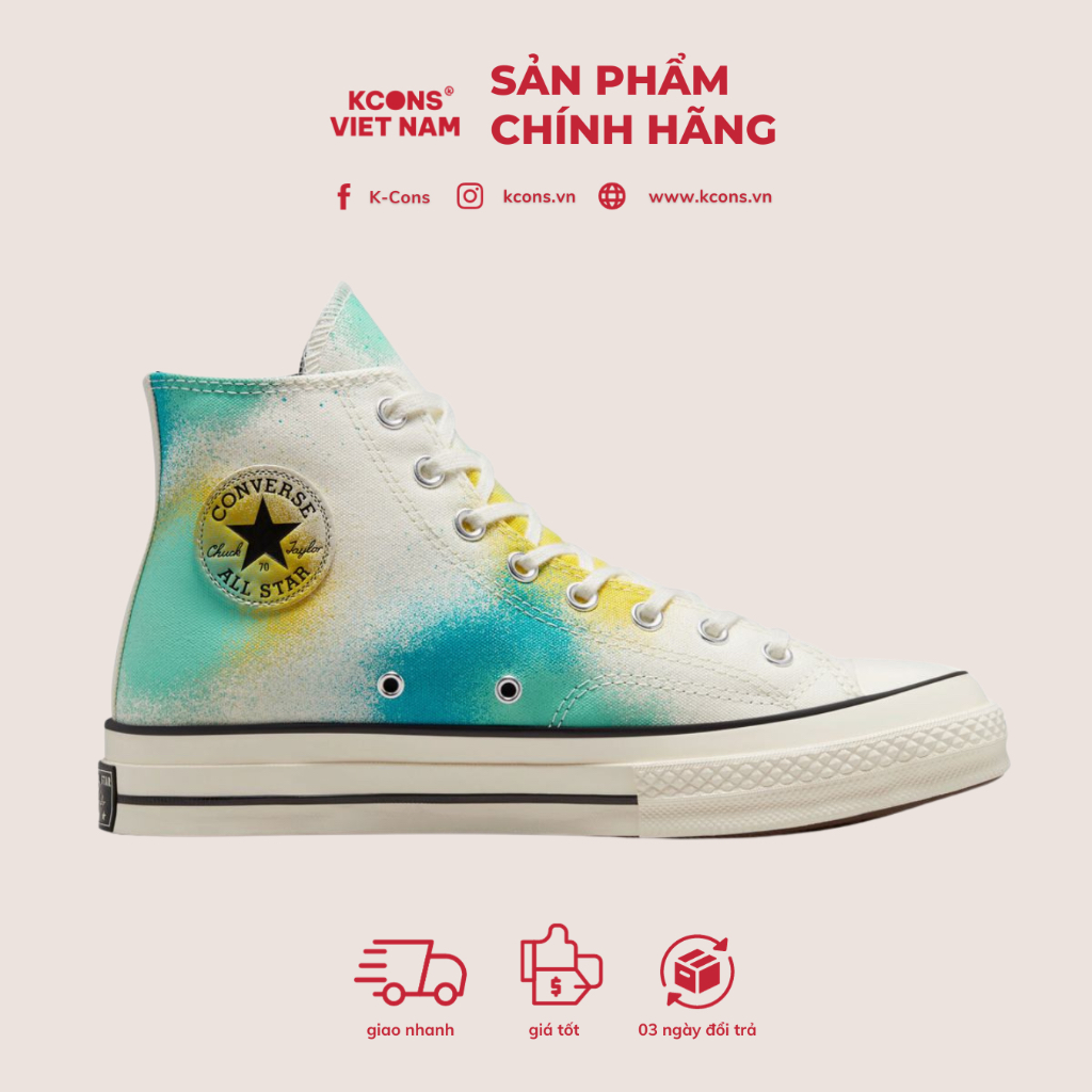 Giày Converse Chuck Taylor 1970s Spray Paint Cổ Cao A03432C