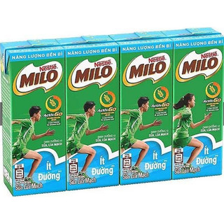 Sữa milo lúa mạch lốc 4 hộp x 180ml