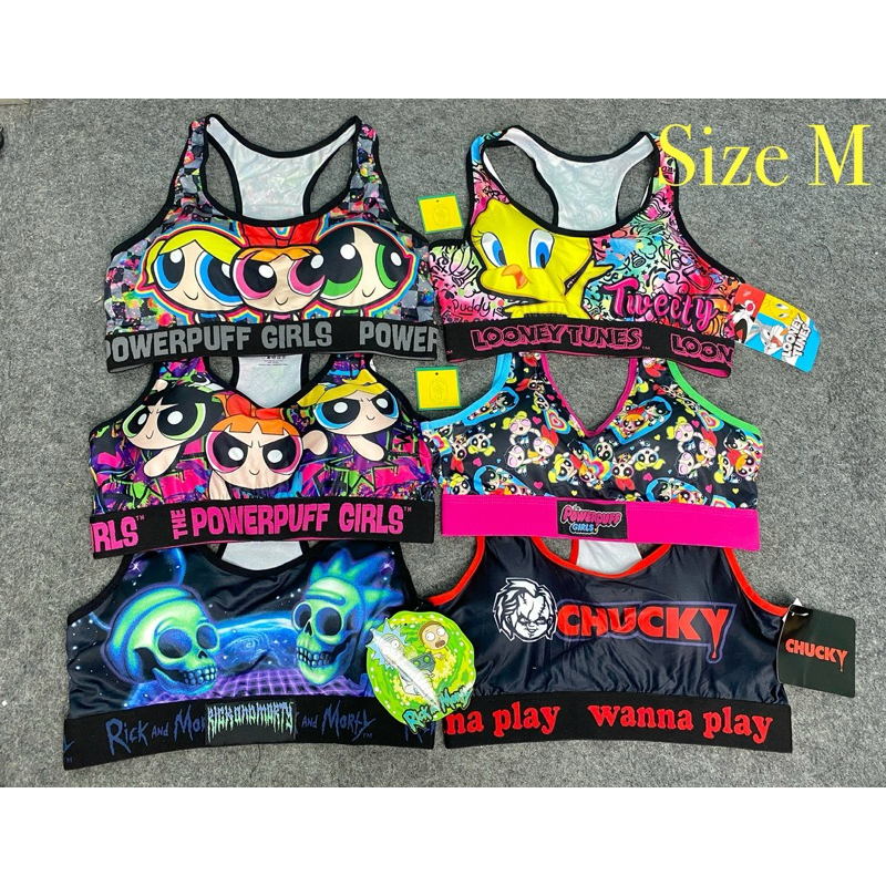 Áo bra, áo ngực hoạt hình cartoon dễ thương, chất thun poly co giãn, thấm hút tốt