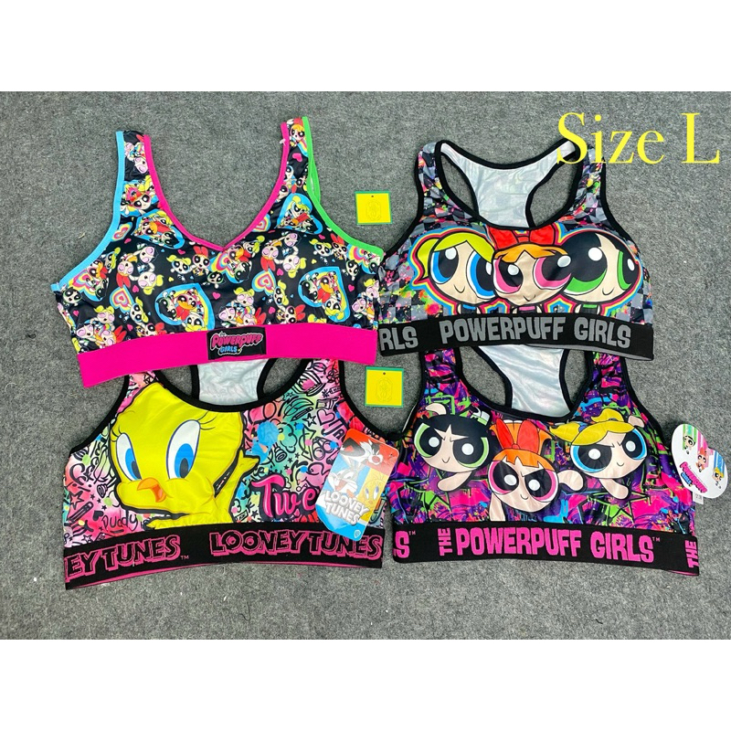 Áo bra, áo ngực hoạt hình cartoon dễ thương, chất thun poly co giãn, thấm hút tốt