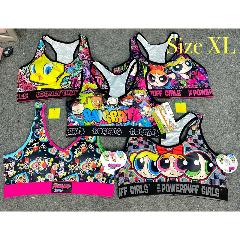 Áo bra, áo ngực hoạt hình cartoon dễ thương, chất thun poly co giãn, thấm hút tốt