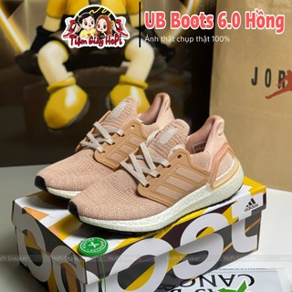 Giày thể thao utraboost_6.0 hồng, ub 6.0 màu hồng, đầy đủ box bill i hopi sneaker