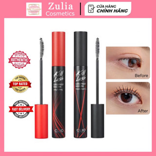 Mascara Clio Chống Nước Chuốt Mi Giữ Cong, Dài Dày Mi Chống Trôi Clio Kill Lash Superproof Mascara 7g