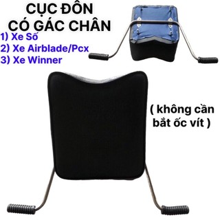 (Không Cần Bắt Ốc Vít) -  Xe AB, PCX , Yên Nệm, Không Tựa, An Toàn Cho Bé , CỤC ĐÔN XE AIRBLADE , PCX , XE SỐ , WINNER