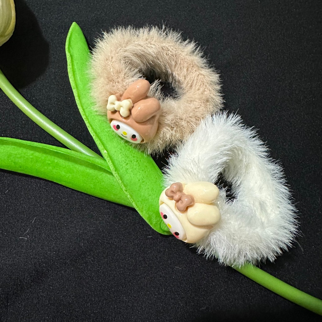 Sỉ Dây Cột Tóc Lông Gấu Nâu Phong Cách Siêu Dễ Thương