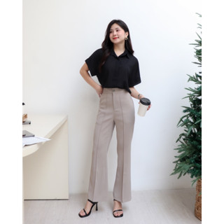   QTL8  Quần tây ống loe công sở nữ - Flared Pants LIN23 