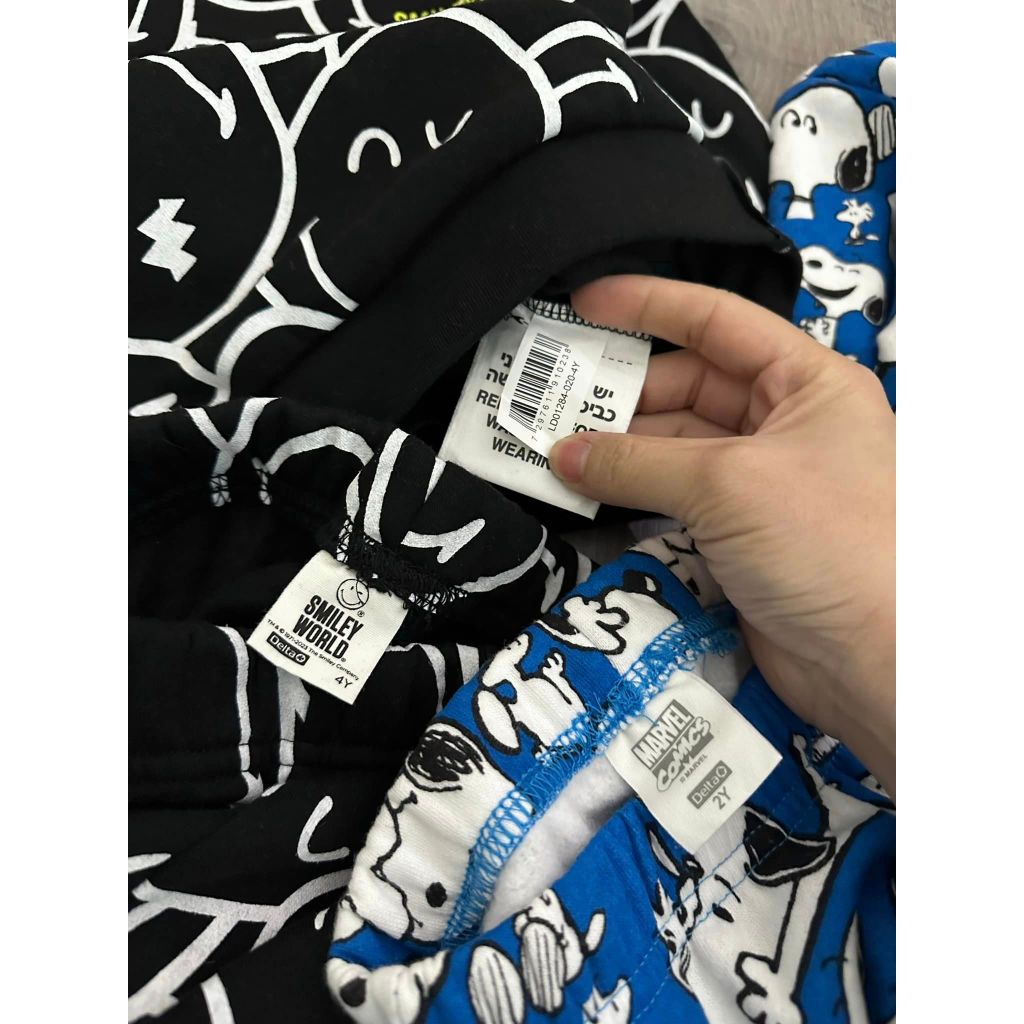 2111- Bộ nỉ nhiều hình ngộ nghĩnh dt bé trai & bé gái