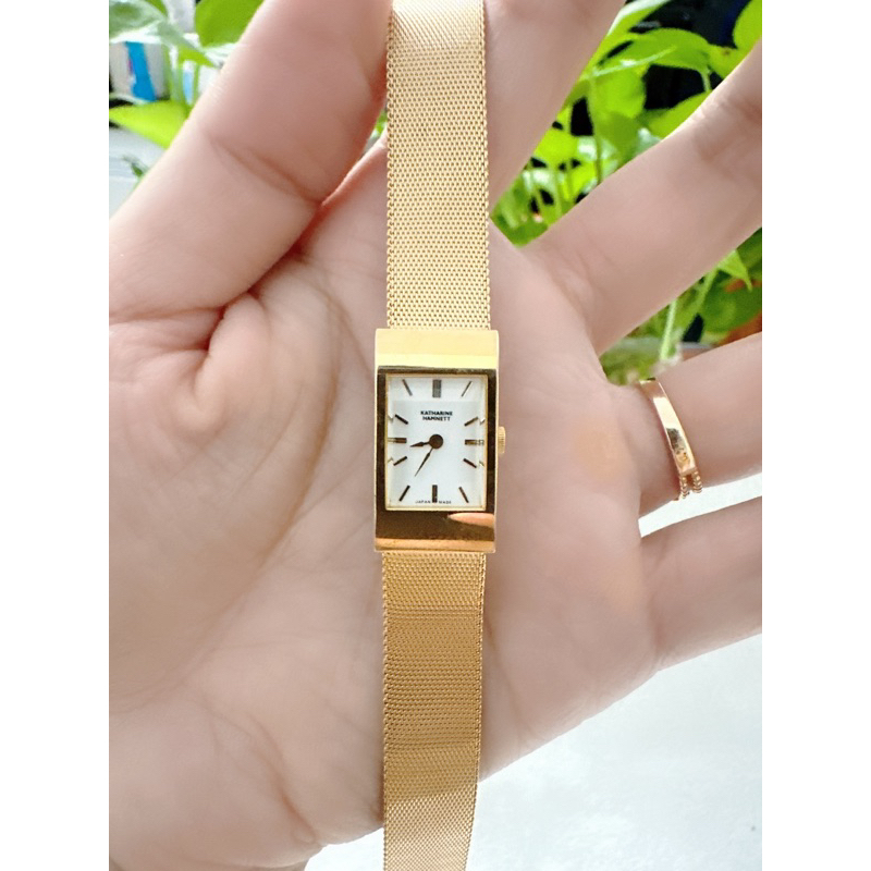 Đồng hồ nữ si nhật dáng dây lụa hiệu Katharine