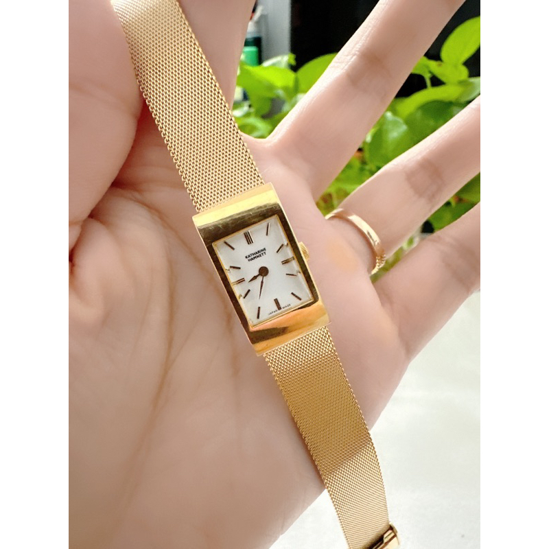 Đồng hồ nữ si nhật dáng dây lụa hiệu Katharine