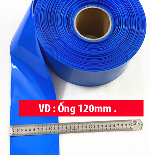 Màng co nhiệt PVC bọc pin 18mm - 100mm
