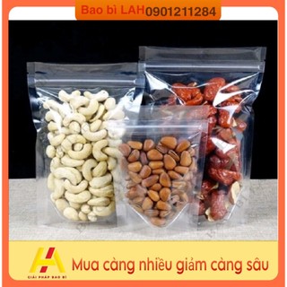 Hn _ 1 kg, 0,5 kg túi zip 2 mặt trong đáy đứng đầy đủ các size