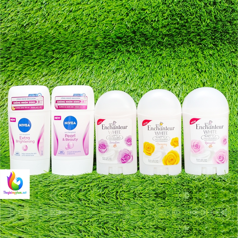 Lăn Sáp Ngăn Mùi Nữ Không Nhờn Dính Nivea/Enchanteur/40ml/50ml