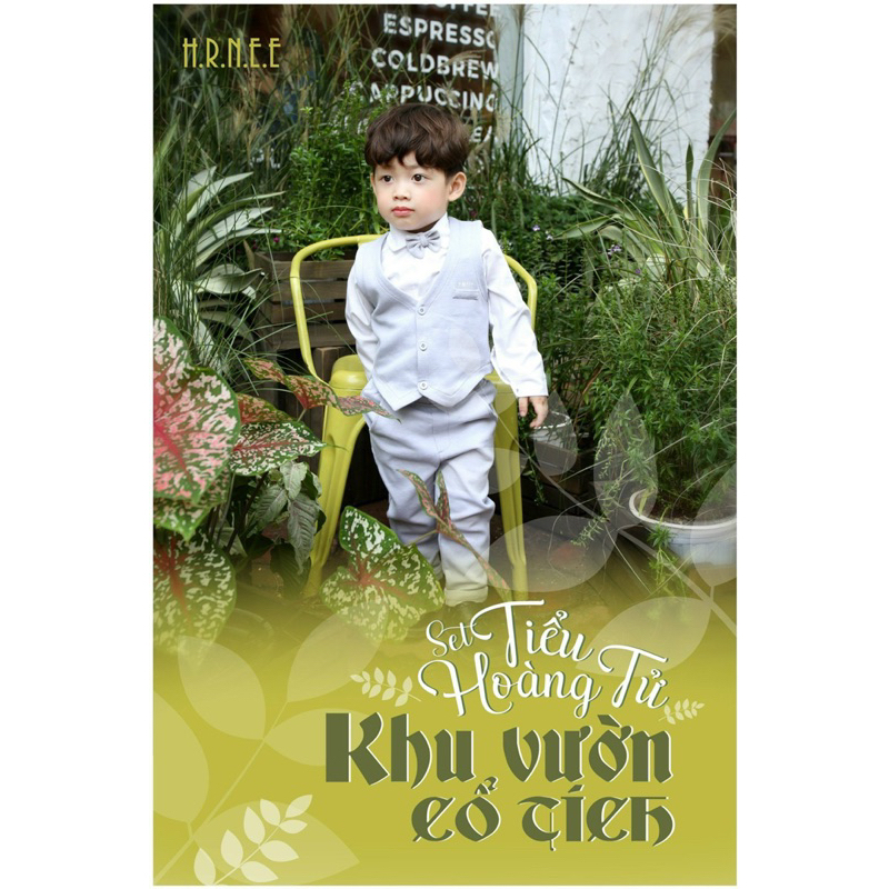 Set vest Hrnee cho bé trai