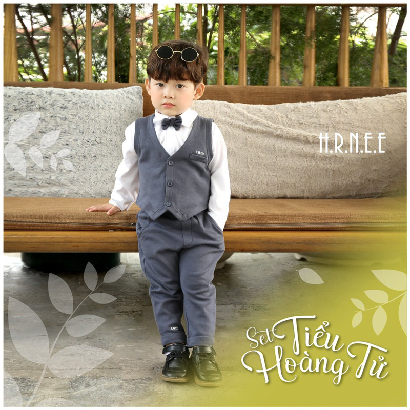 Set vest Hrnee cho bé trai