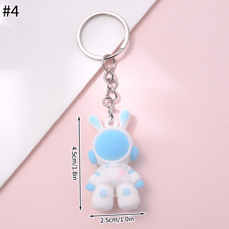 Móc khoá treo hình thỏ siêu cute,đầu móc kim loại, treo túi xách