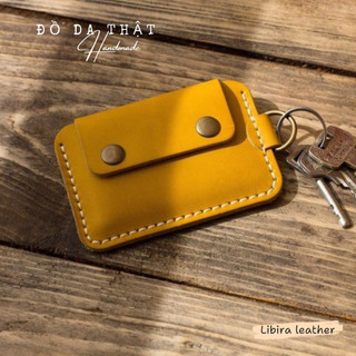 Ví Card Da Bò Ví Đựng Thẻ Nam Da Thật Handmade Libira Leather – Đồ Da Thủ Công Làm Theo Yêu Cầu