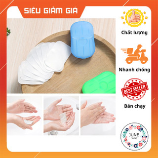 Xà bông, xà phòng giấy khô bỏ túi, tiện dụng khi đi du lịch, dã ngoại