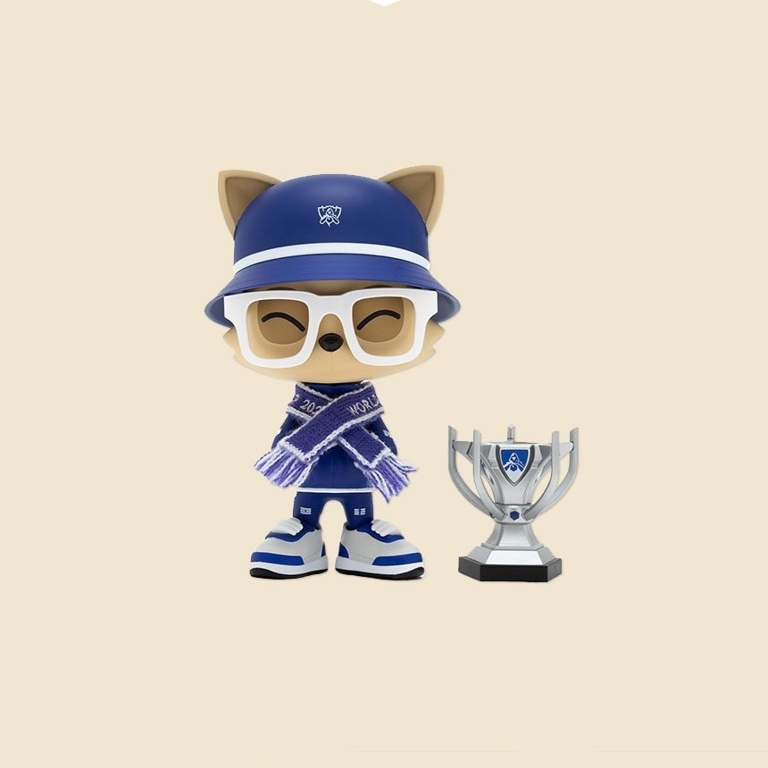 Mô hình Teemo + Cúp CKTG 2023 Liên Minh Huyền Thoại - Chính Hãng Riot Games