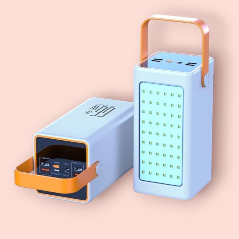 [Không Kèm Pin] Box Sạc Dự Phòng 32 Cell 18650 Sạc Nhanh 22.5W