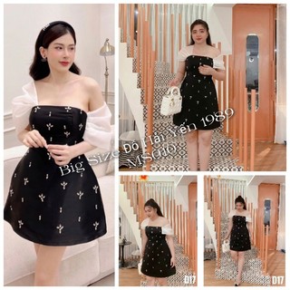 Đầm Dự Tiệc  Trễ Vai Big Size (55kg đến 100kg) MS010