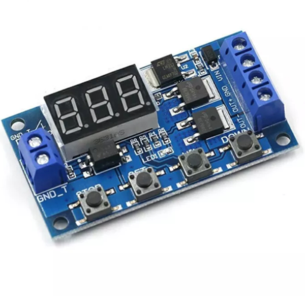 Mạch hẹn giờ 0-999 phút dùng Relay M421 hoặc Dual MOS, 5V-36V đóng ngắt thiết bị