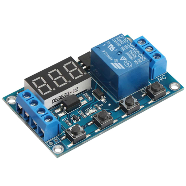 Mạch hẹn giờ 0-999 phút dùng Relay M421 hoặc Dual MOS, 5V-36V đóng ngắt thiết bị