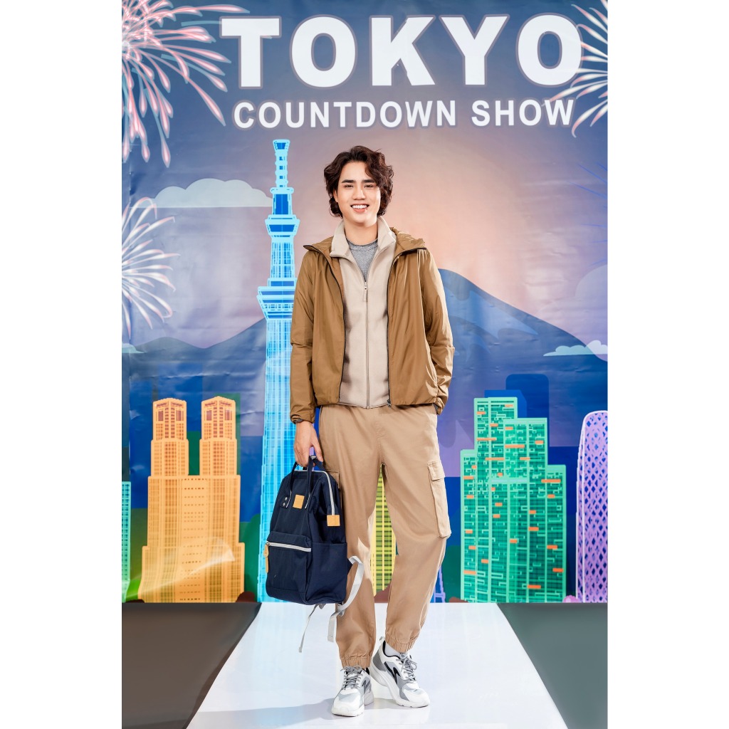 Áo khoác gió NAM 2 lớp mũ liền TOKYOLIFE I7JCK510L