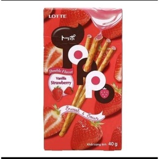 Combo 10 hộp Bánh toppo socola, vani, dâu 40g