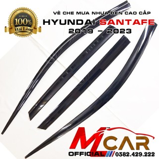 Vè Che Mưa Xe Hyundai #Santafe 2019 - 2022, 2023 nhựa đen cao cấp