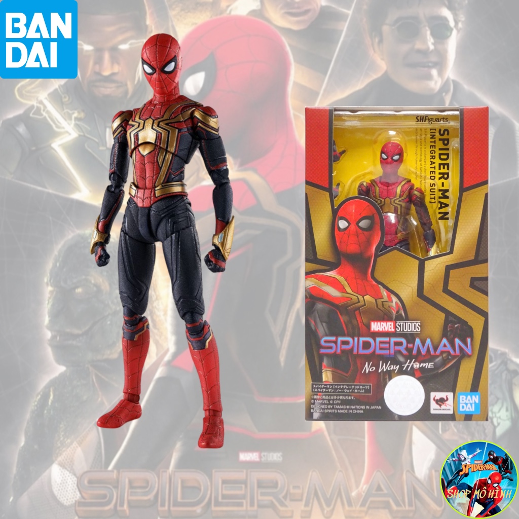 Mô Hình SHF Spider Man No Way Home Intergrated Suit S.H.Figuarts chính hãng BANDAI
