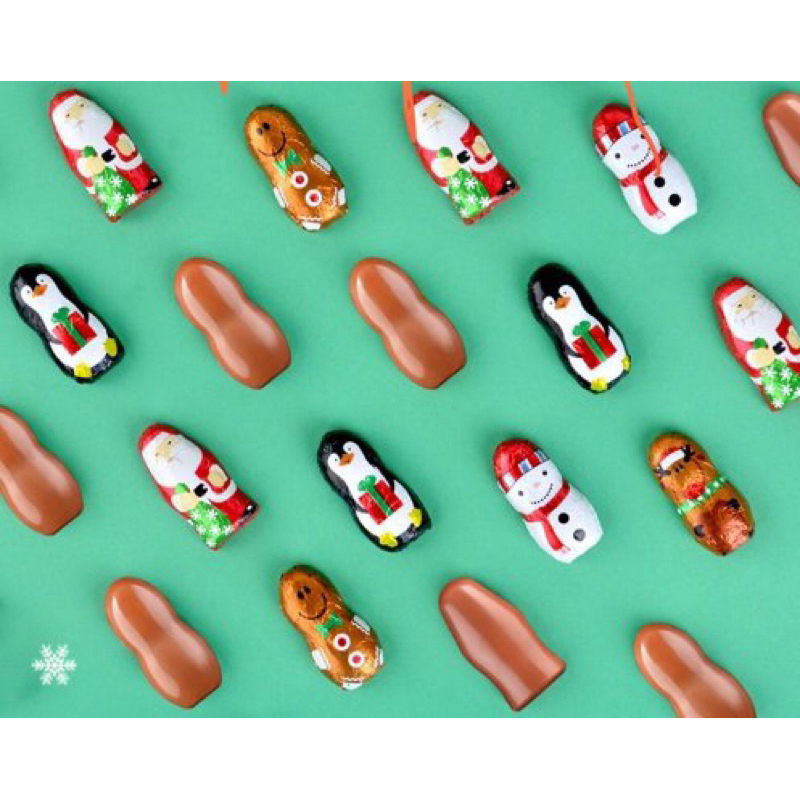 Túi 4 chocolate Noel đậu phộng.