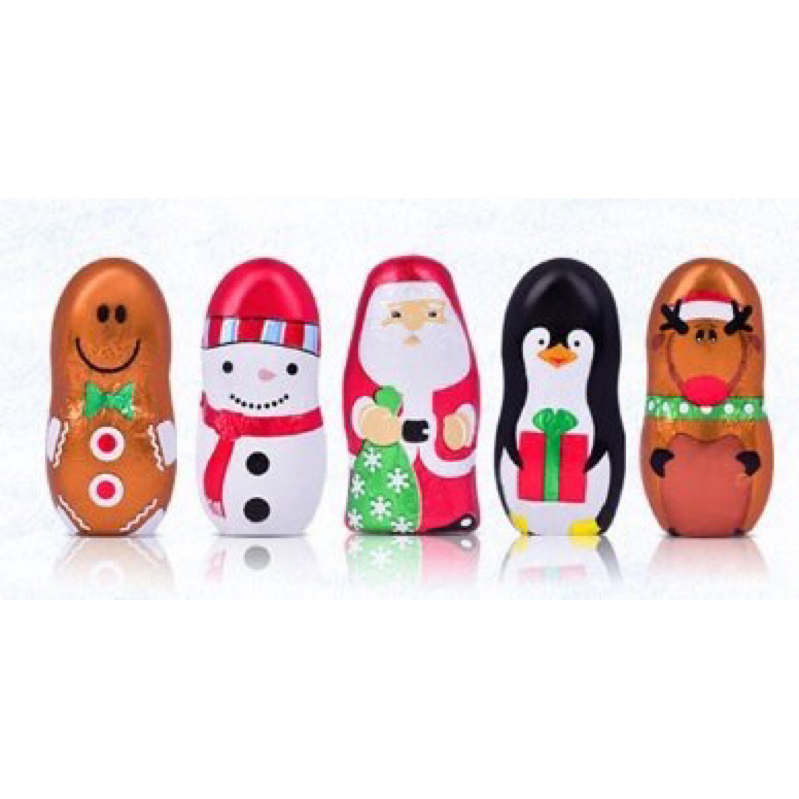 Túi 4 chocolate Noel đậu phộng.