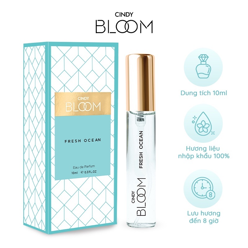 Nước hoa nữ Cindy Bloom Fresh Ocean năng động trẻ trung 10ml