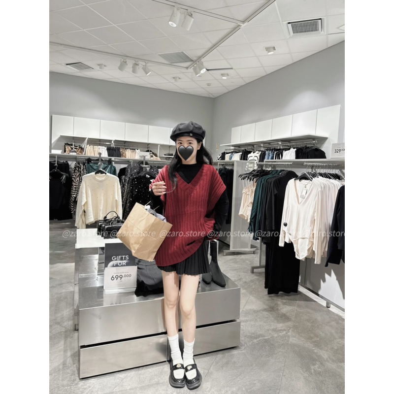 Áo gile form rộng Korea