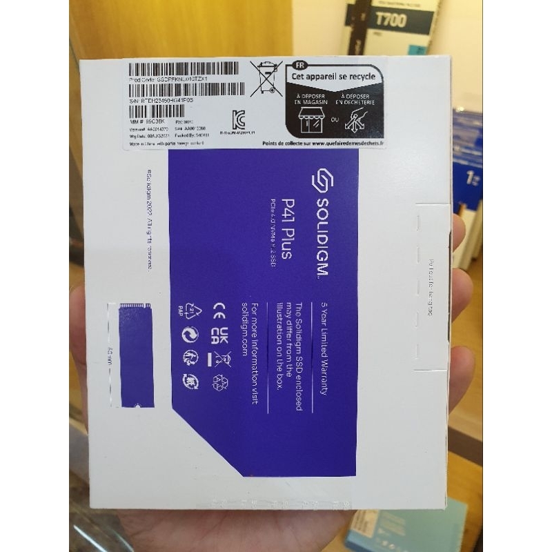 Ổ cứng SSD Solidigm P41 Plus 512GB  - 1TB  - 2TB  M2 NVme 2280 - PCIe Gen4x4 - BH 60 tháng