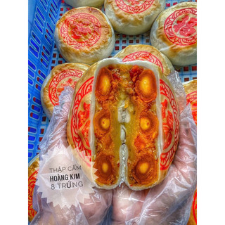 Bánh pía nhân thập cẩm hoàng kim 8 trứng 500g
