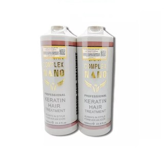 Hấp tóc keratin nano complex - chuyên phục hồi tóc nát, cháy 1000ml - hrut100