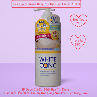Sữa Tắm Trắng Da White Conc Body Vitamin C Dạng Vòi Chai 600ml
