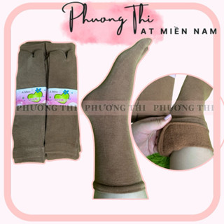 TẤT VỚ LÓT LÔNG THÁI NÂU CÀ PHÊ CHỐNG NẮNG Ủ KEM MANG SIÊU ÊM CHÂN