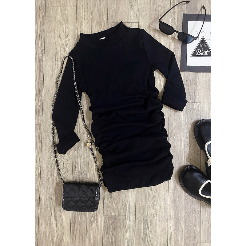 ❤đầm body cổ cao cho bé⚡️